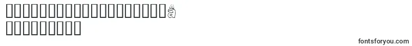 Eighty Percent Outline-fontti – heprealaiset fontit