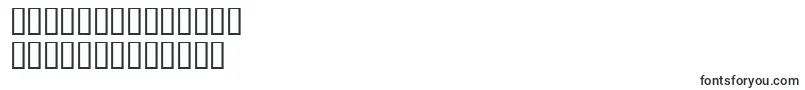 Fonte Eighty Percent Outline – fontes laosianas