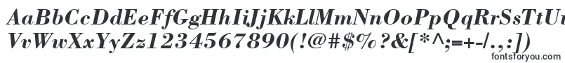 BodoniLtBoldItalic Font – Fonts for KOMPAS-3D