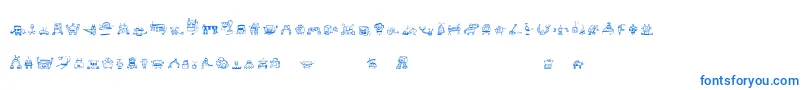Police Alphabots – polices bleues