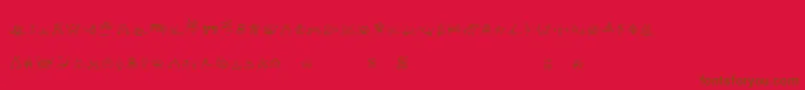 Подробнее о шрифте Alphabots Шрифт Alphabots – коричневые шрифты на красном фоне