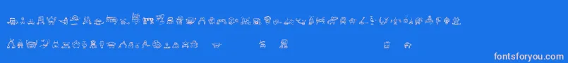 Подробнее о шрифте Alphabots Шрифт Alphabots – розовые шрифты на синем фоне