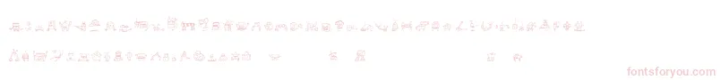 More about Alphabots Font Alphabots Font – Pink Fonts on White Background