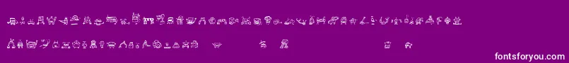 Подробнее о шрифте Alphabots Шрифт Alphabots – белые шрифты на фиолетовом фоне