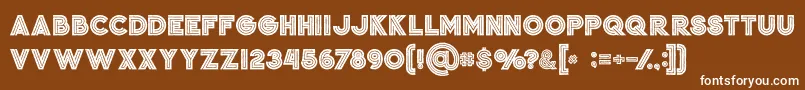 Jordanboldgrunge Font – White Fonts on Brown Background