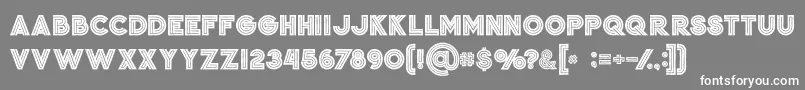 Jordanboldgrunge Font – White Fonts on Gray Background