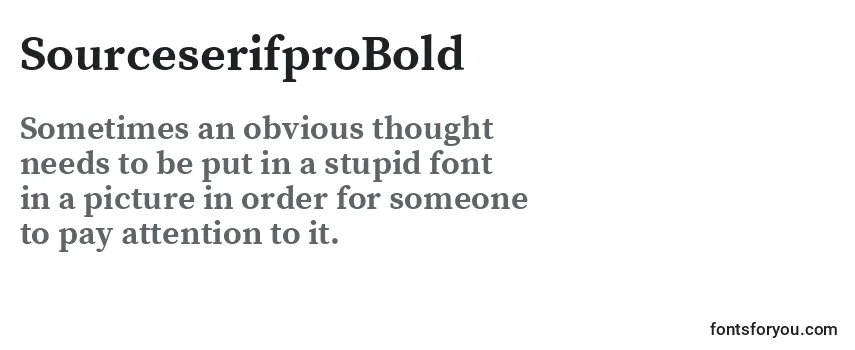 SourceserifproBold Font