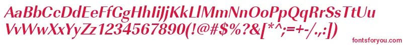 UrwimperialtnarBoldOblique Font – Red Fonts