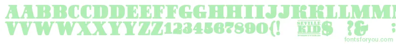 SevilleKid Font – Green Fonts