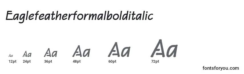 Eaglefeatherformalbolditalic Font Sizes