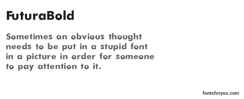 FuturaBold Font