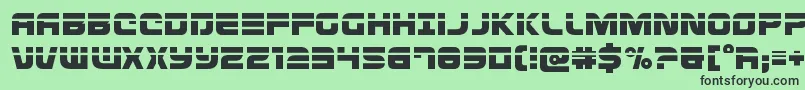 Defconzerolaser Font – Black Fonts on Green Background