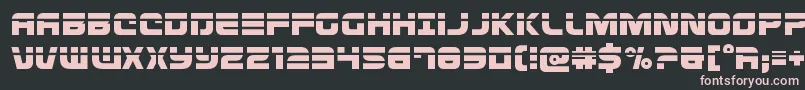 Defconzerolaser Font – Pink Fonts on Black Background