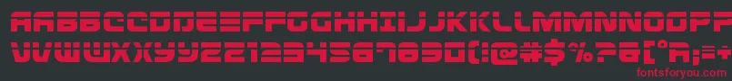 Defconzerolaser Font – Red Fonts on Black Background