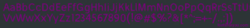 StiluRegular Font – Purple Fonts on Black Background