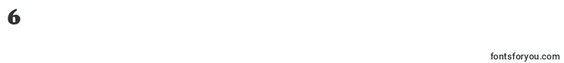 ItcNovareseLtUltra-Schriftart – Schriften für die Ziffer 6