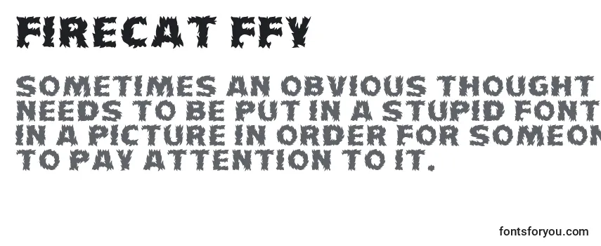 Обзор шрифта Firecat ffy