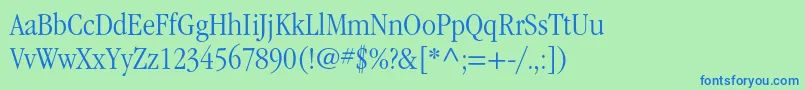 More about ItcgaramondstdLtnarrow Font ItcgaramondstdLtnarrow Font – Blue Fonts on Green Background