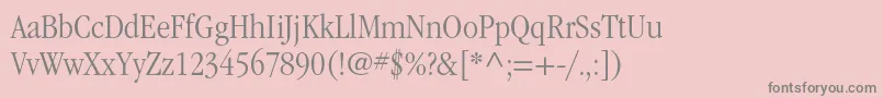 More about ItcgaramondstdLtnarrow Font ItcgaramondstdLtnarrow Font – Gray Fonts on Pink Background