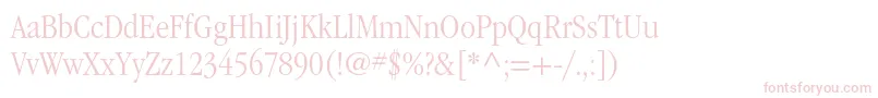 ItcgaramondstdLtnarrow Font – Pink Fonts on White Background