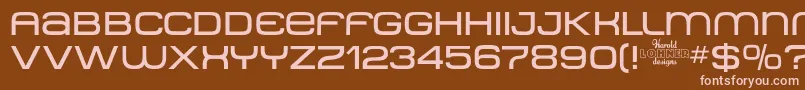 More about Metrodf Font Metrodf Font – Pink Fonts on Brown Background