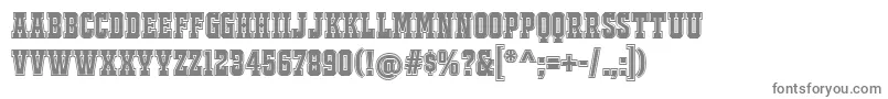 JackportCollegeNcv-Schriftart – Graue Schriften
