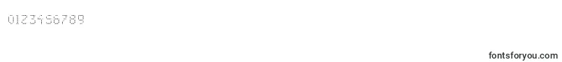 GalacticasLight Font – Fonts for Numbers and Digits
