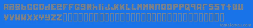 Electrolite Font – Gray Fonts on Blue Background