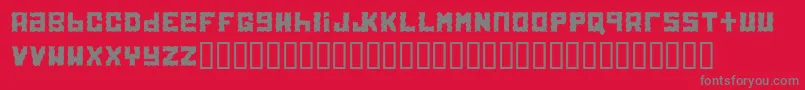 Electrolite-Schriftart – Graue Schriften auf rotem Hintergrund