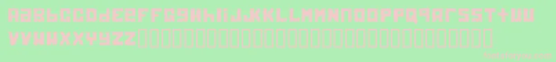 Electrolite Font – Pink Fonts on Green Background