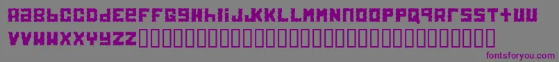 Electrolite Font – Purple Fonts on Gray Background