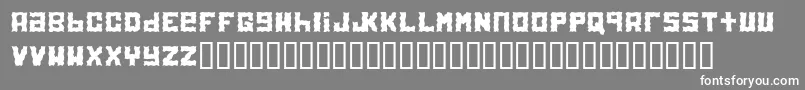 Electrolite Font – White Fonts on Gray Background