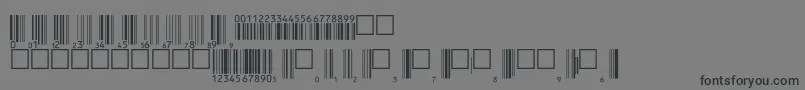 V200003 Font – Black Fonts on Gray Background