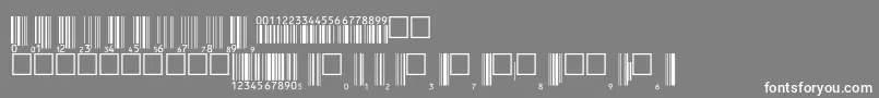 V200003 Font – White Fonts on Gray Background