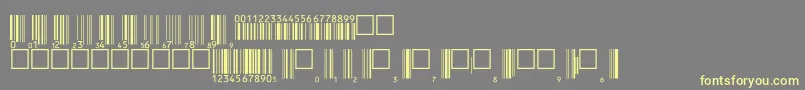 V200003 Font – Yellow Fonts on Gray Background