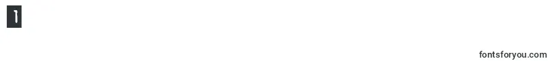 フォントGfOrdnerNormal – フォント数字1
