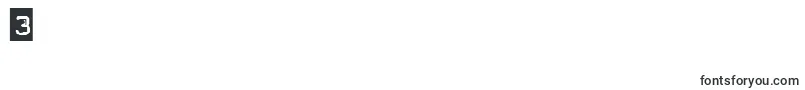 GfOrdnerNormal-Schriftart – Schriften für die Ziffer 3