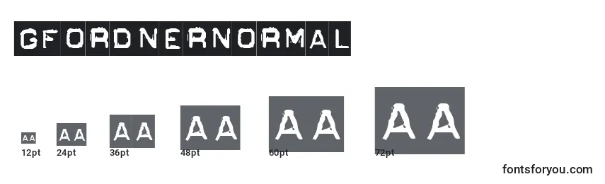GfOrdnerNormal Font Sizes