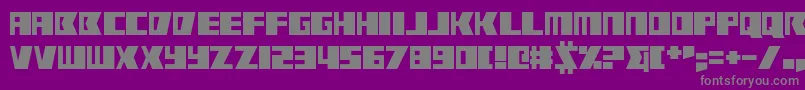 Więcej informacji o czcionce RabbitFire Czcionka RabbitFire – szare czcionki na fioletowym tle