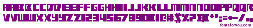 Шрифт RabbitFire – фиолетовые шрифты на белом фоне