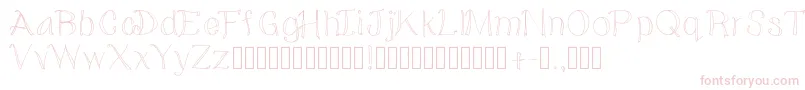 Doodled Font – Pink Fonts