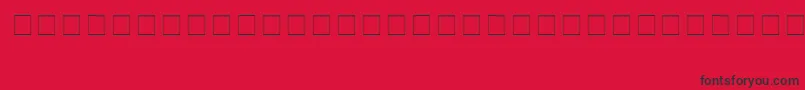 PokemonSolidNormal Font – Black Fonts on Red Background