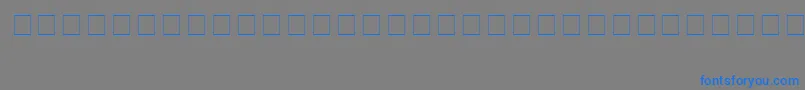 PokemonSolidNormal-Schriftart – Blaue Schriften auf grauem Hintergrund