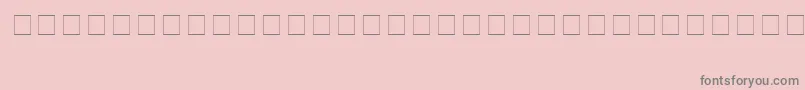 フォントPokemonSolidNormal – ピンクの背景に灰色の文字