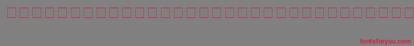 PokemonSolidNormal Font – Red Fonts on Gray Background