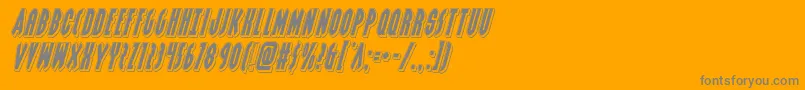 Weitere Informationen zur Grendelsmotherpunchital-Schriftart Grendelsmotherpunchital-Schriftart – Graue Schriften auf orangefarbenem Hintergrund