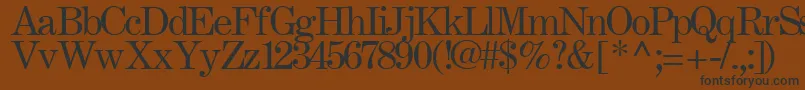 FastRegularTtstd Font – Black Fonts on Brown Background