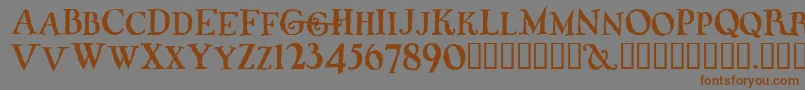 More about Whiffy Font Whiffy Font – Brown Fonts on Gray Background