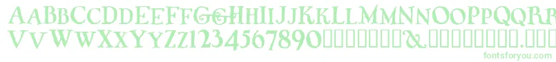 Whiffy Font – Green Fonts on White Background