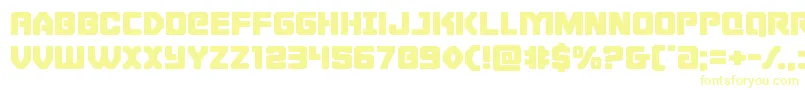 Cyborgroosterexpand Font – Yellow Fonts